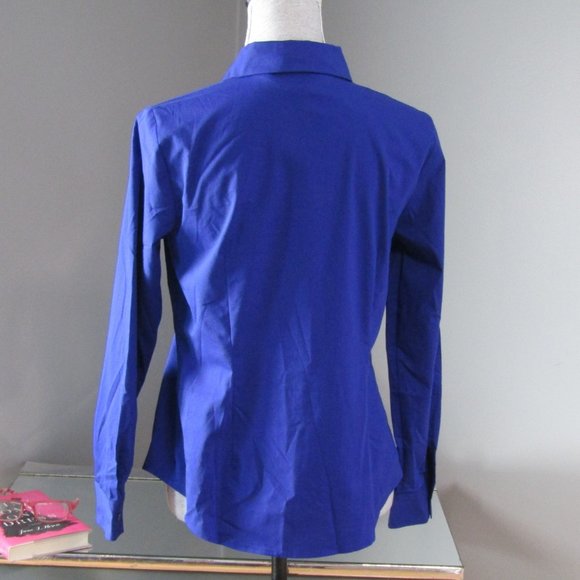 NWT Worthington Petite Verve Violet Pintuck Shirt - Picture 3 of 6